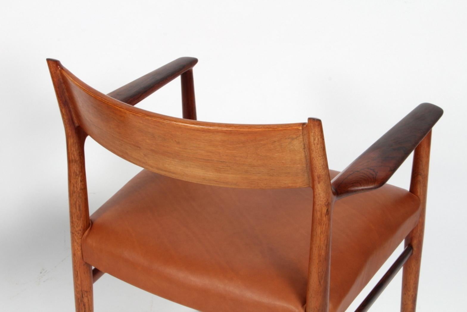 Mid-20th Century Arne Vodder 418 Armchairs in Rosewood, Sibast