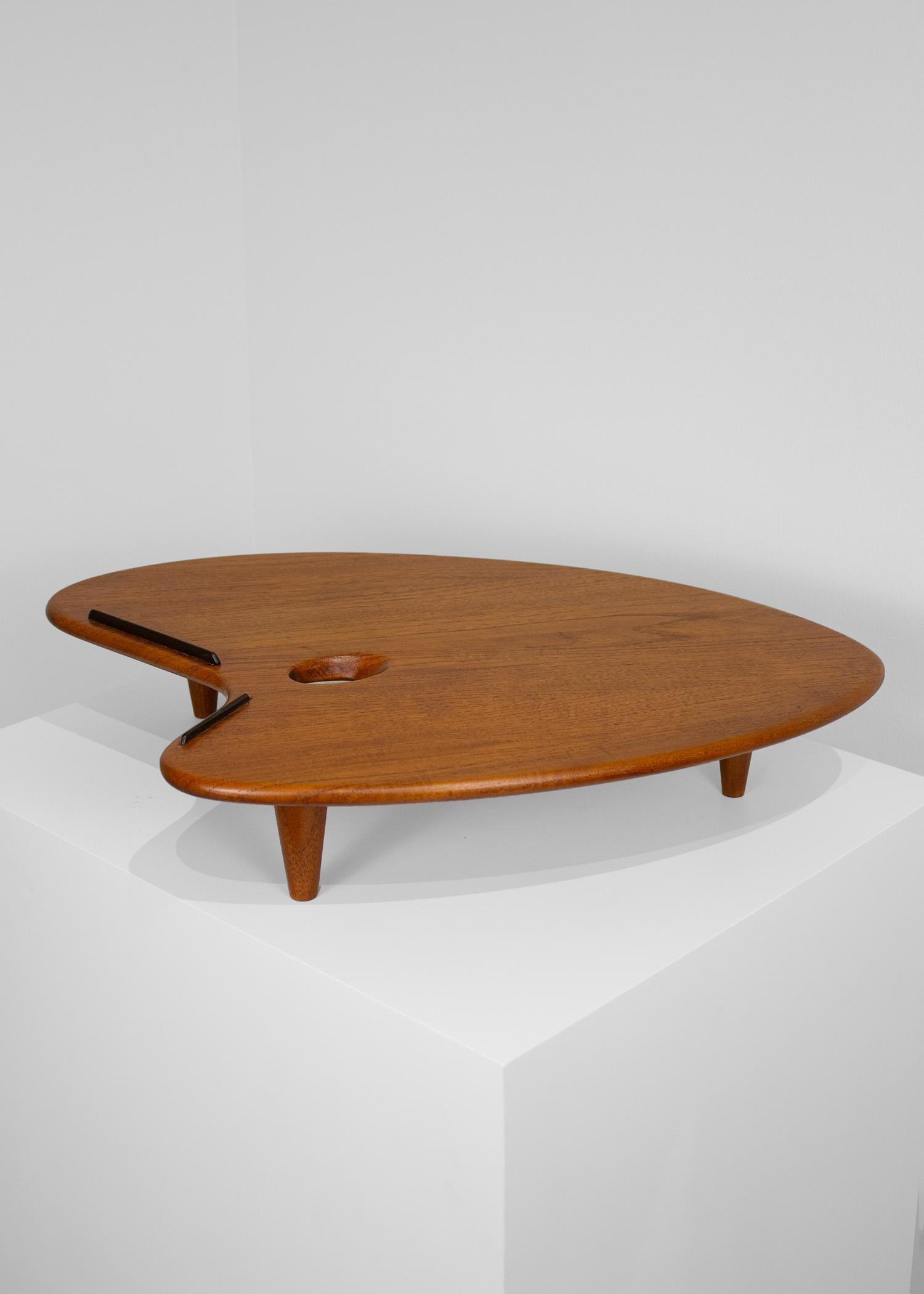 Arne Vodder und Anthony Borg für Vamo Holz-Palette-Tablett-Tablett (Moderne der Mitte des Jahrhunderts) im Angebot