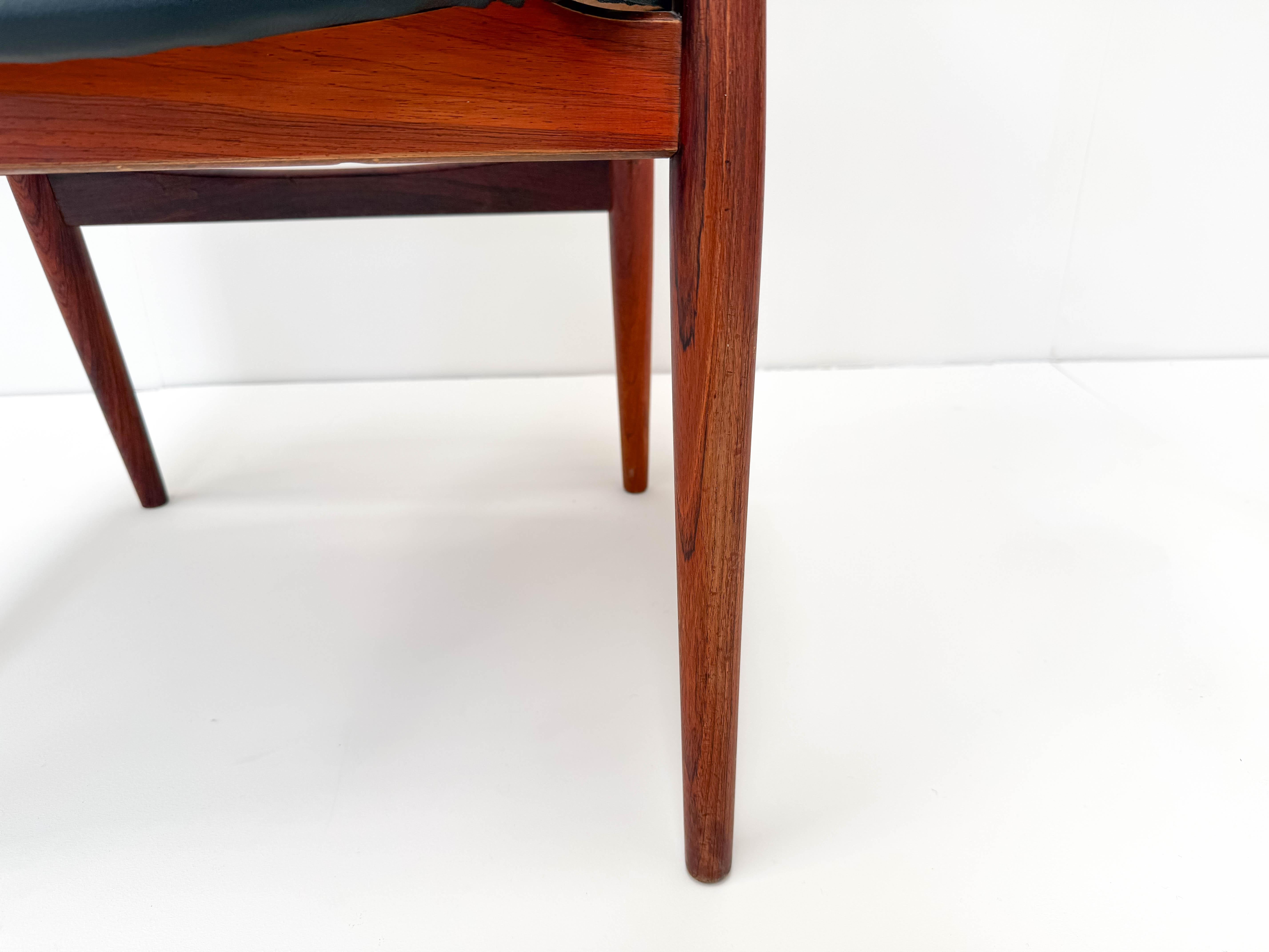 Leather Arne Vodder Armchair Model 62A For Sale