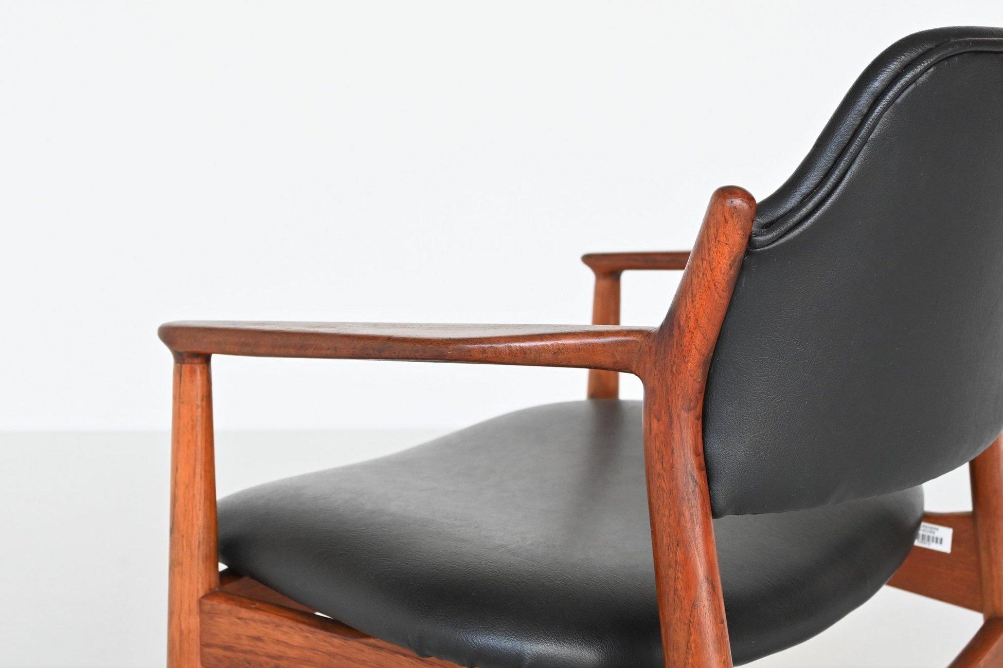 Arne Vodder armchair model 62A in teak Sibast Mobler Denmark 1960 For Sale 4