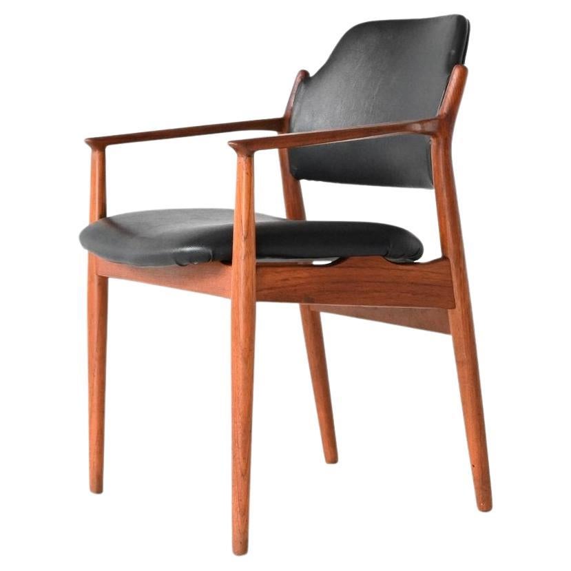 Fauteuil Arne Vodder modèle 62A en teck Sibast Mobler Danemark 1960