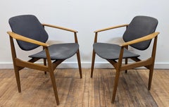 Arne Vodder Armchairs for France & Daverkosen