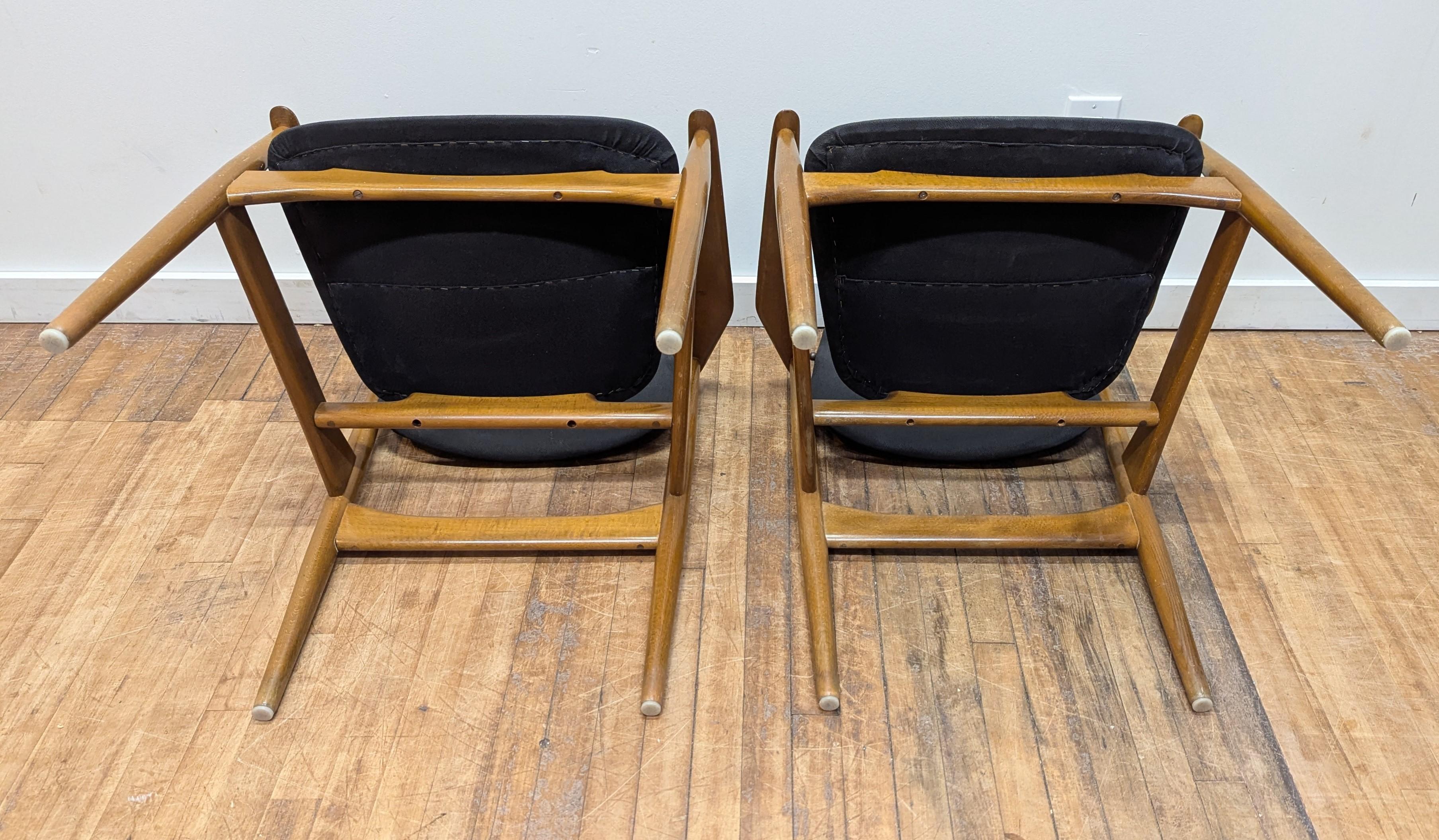 Arne Vodder Armchairs for France & Daverkosen For Sale 2