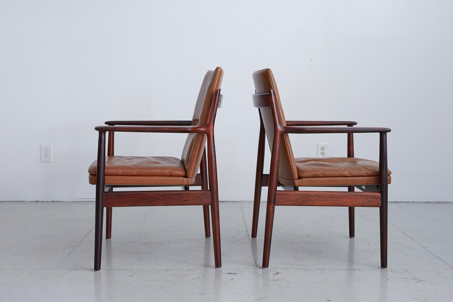 Arne Vodder Armchairs In Good Condition In Beverly Hills, CA