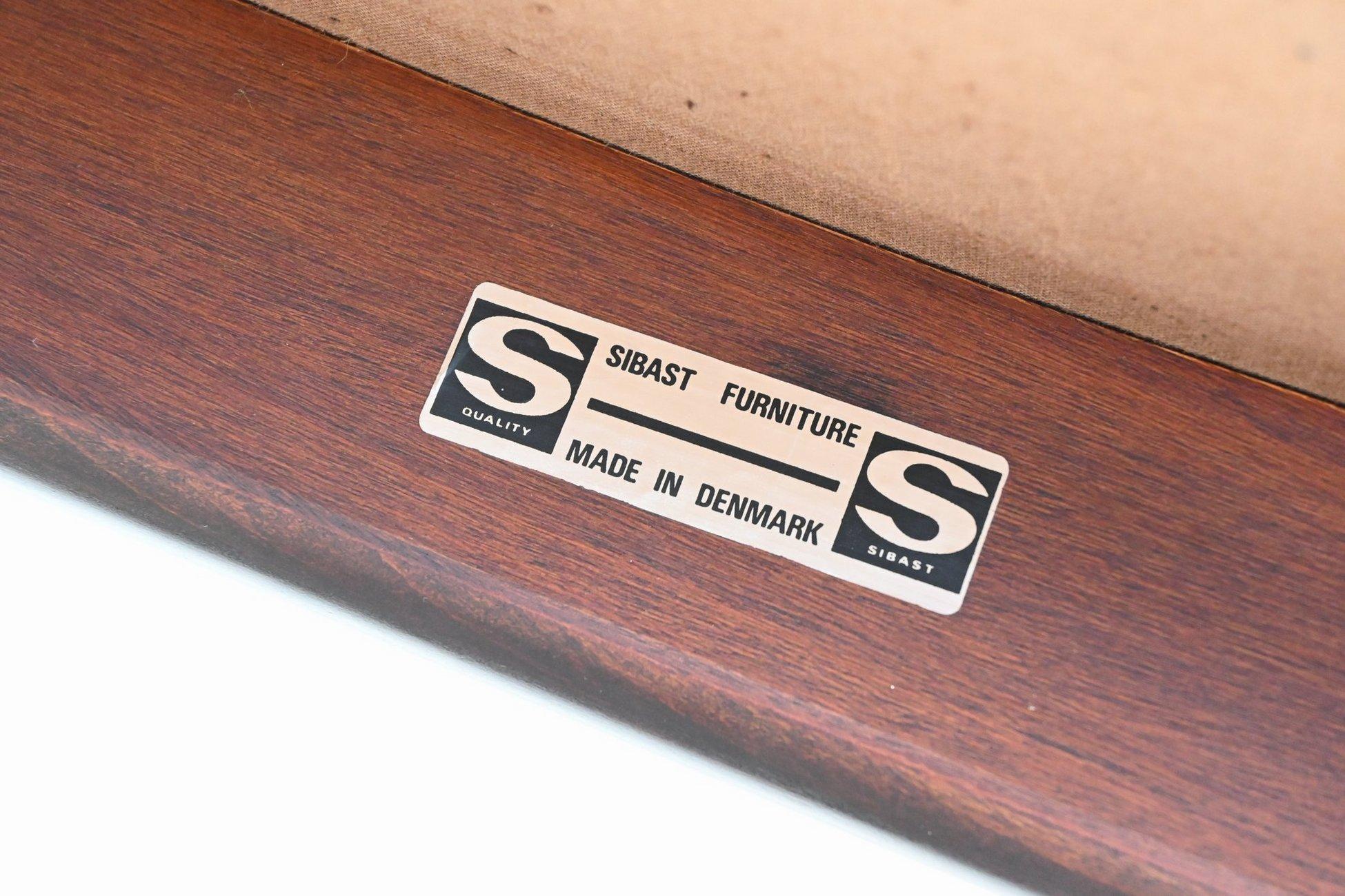 Arne Vodder Sessel Modell 432 aus Palisanderholz Sibast Furniture Dänemark 1960 im Angebot 13