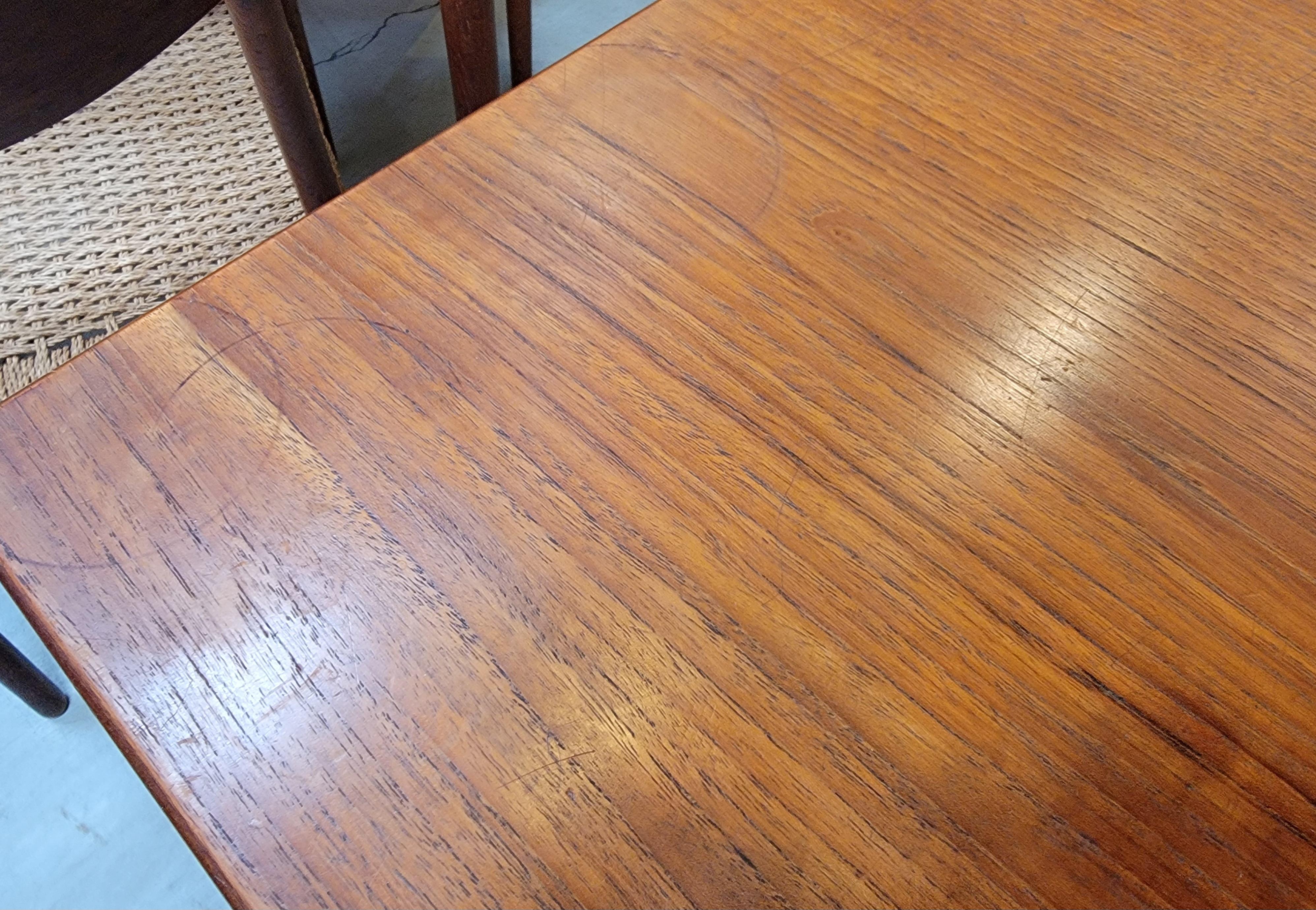 Arne Vodder Attributed Teak Danish Modern Desk For Sale 5