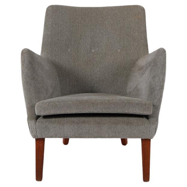 Arne Vodder AV 53 Upholstered Lounge Chair For Sale