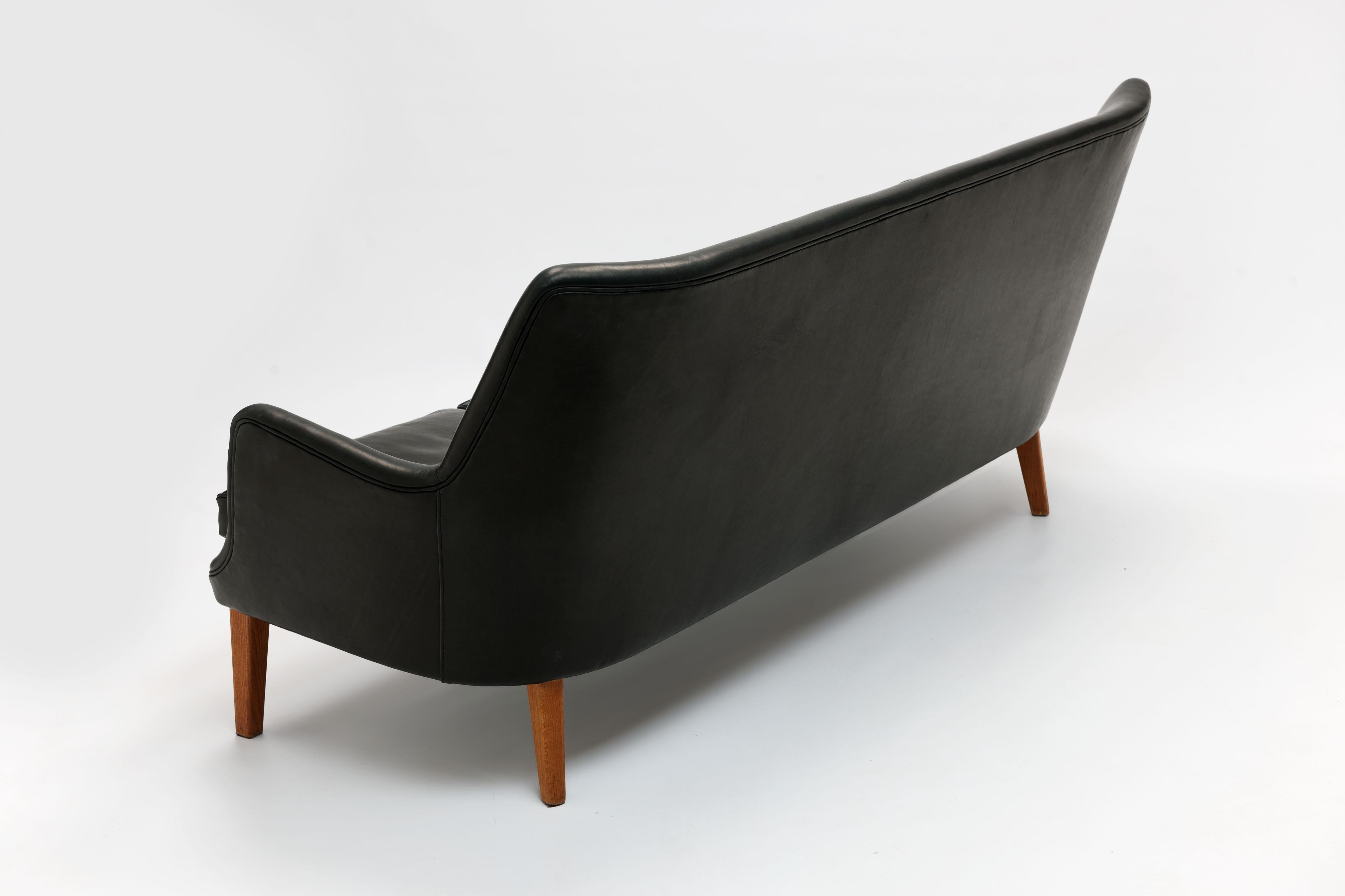 Sofá Arne Vodder AV53 / 3 de Ivan Schlechter Escandinavo moderno en venta