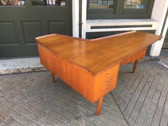 Arne Vodder Boomerang Teak Desk