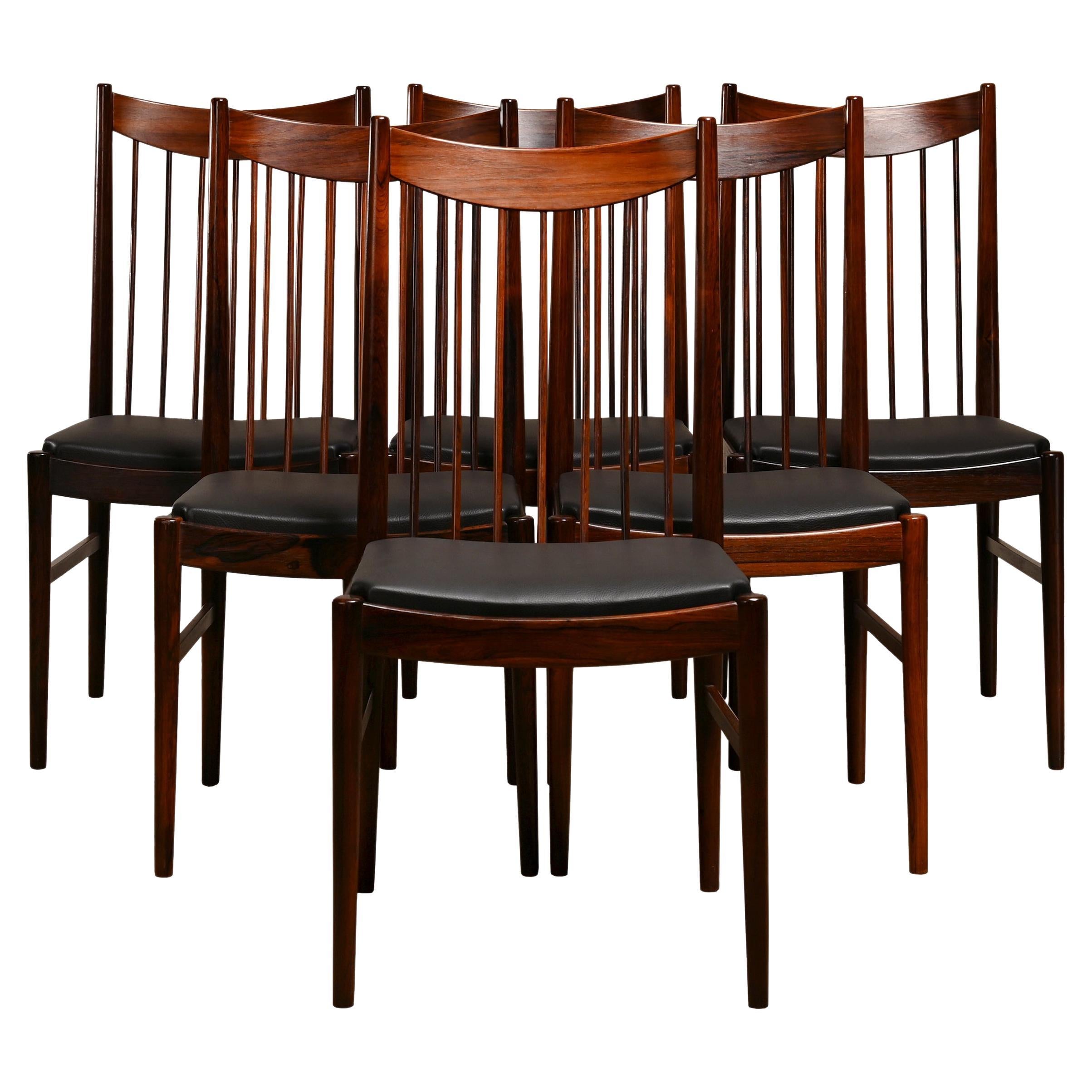 One Brazilian Rosewood Dining Chair Model 422 by Arne Vodder for Sibast ...