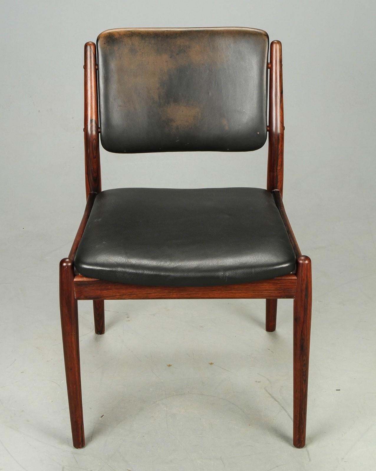Scandinavian Modern Arne Vodder Chair for Sibast Møbler For Sale