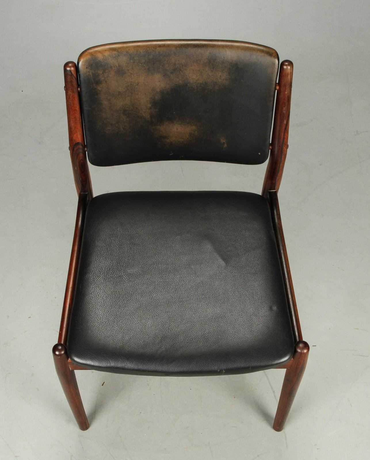 Arne Vodder Chair for Sibast Møbler In Fair Condition For Sale In Vienna, AT