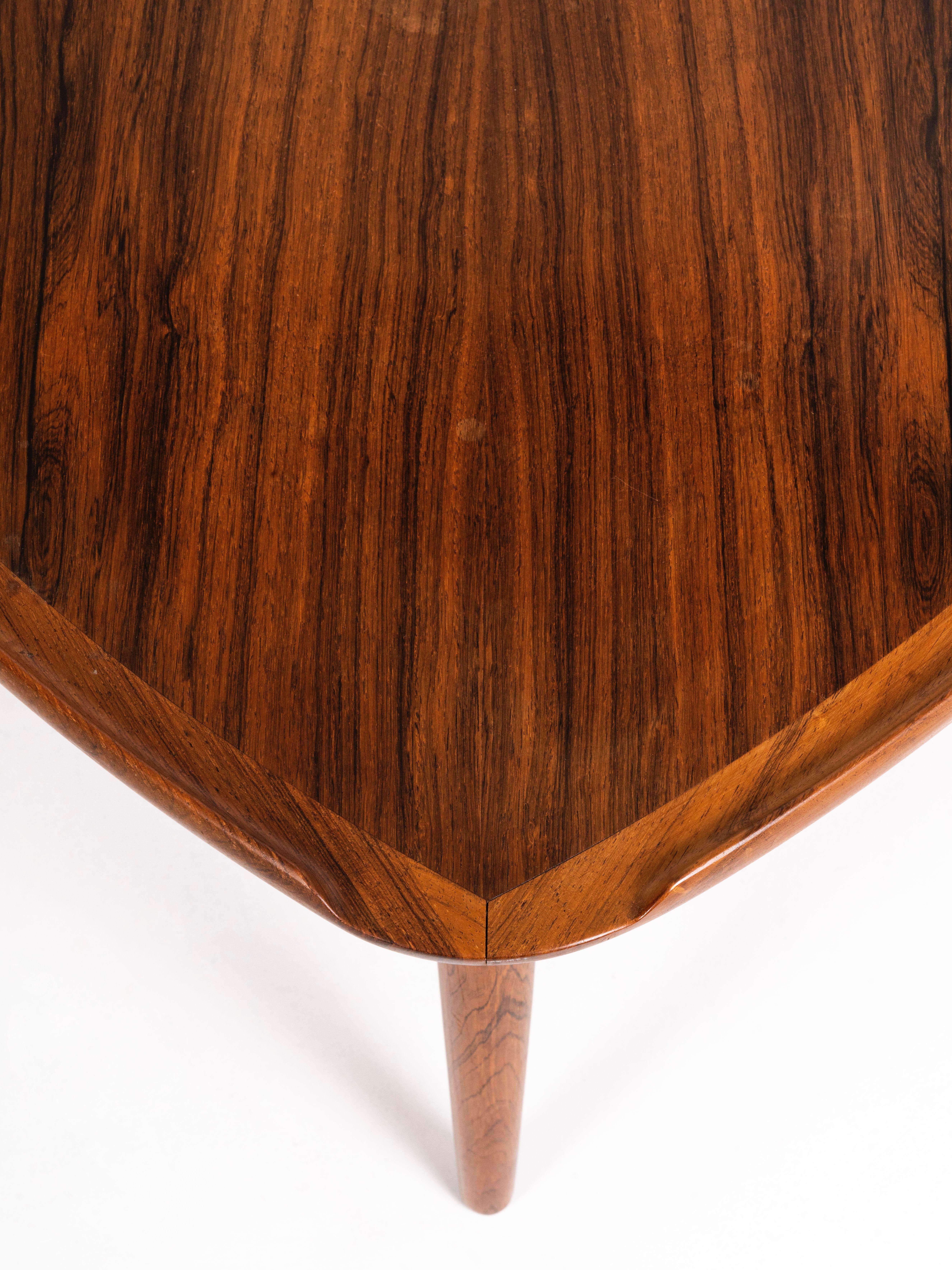 Poul Jensen Coffee Table in Rosewood for Silkeborg, Denmark, 1950s 5