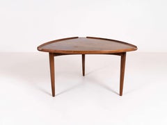 Table basse en bois de rose de Poul Jensen pour Silkeborg, Danemark, années 1950