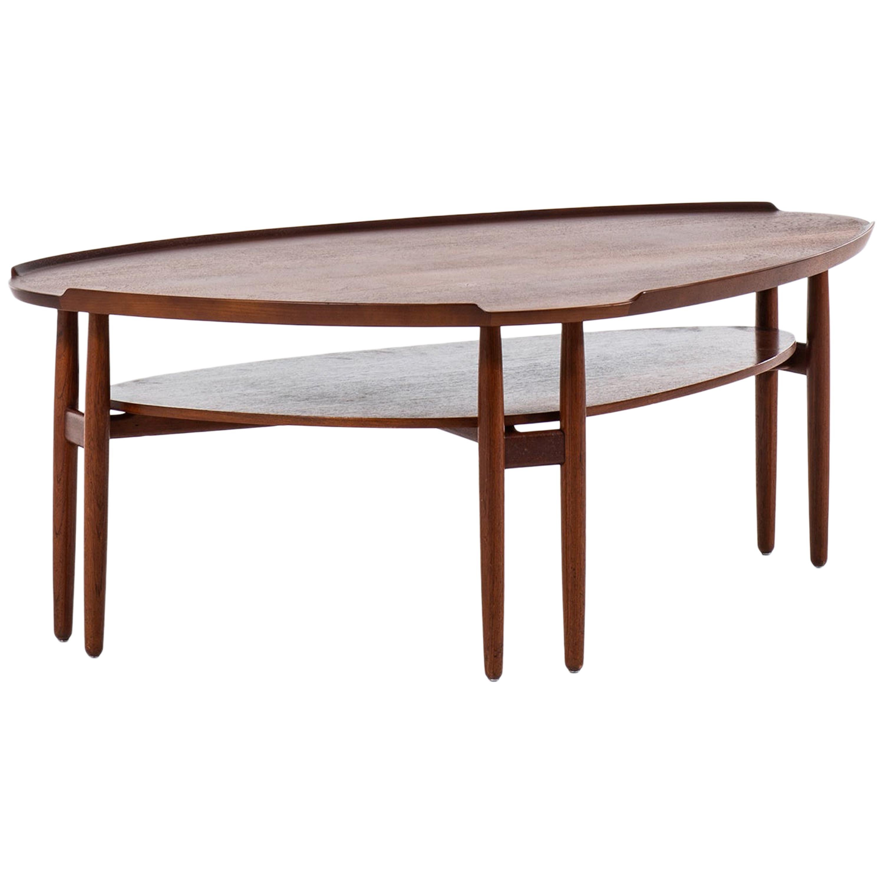 Arne Vodder Coffee Table in Teak Produced in Denmark