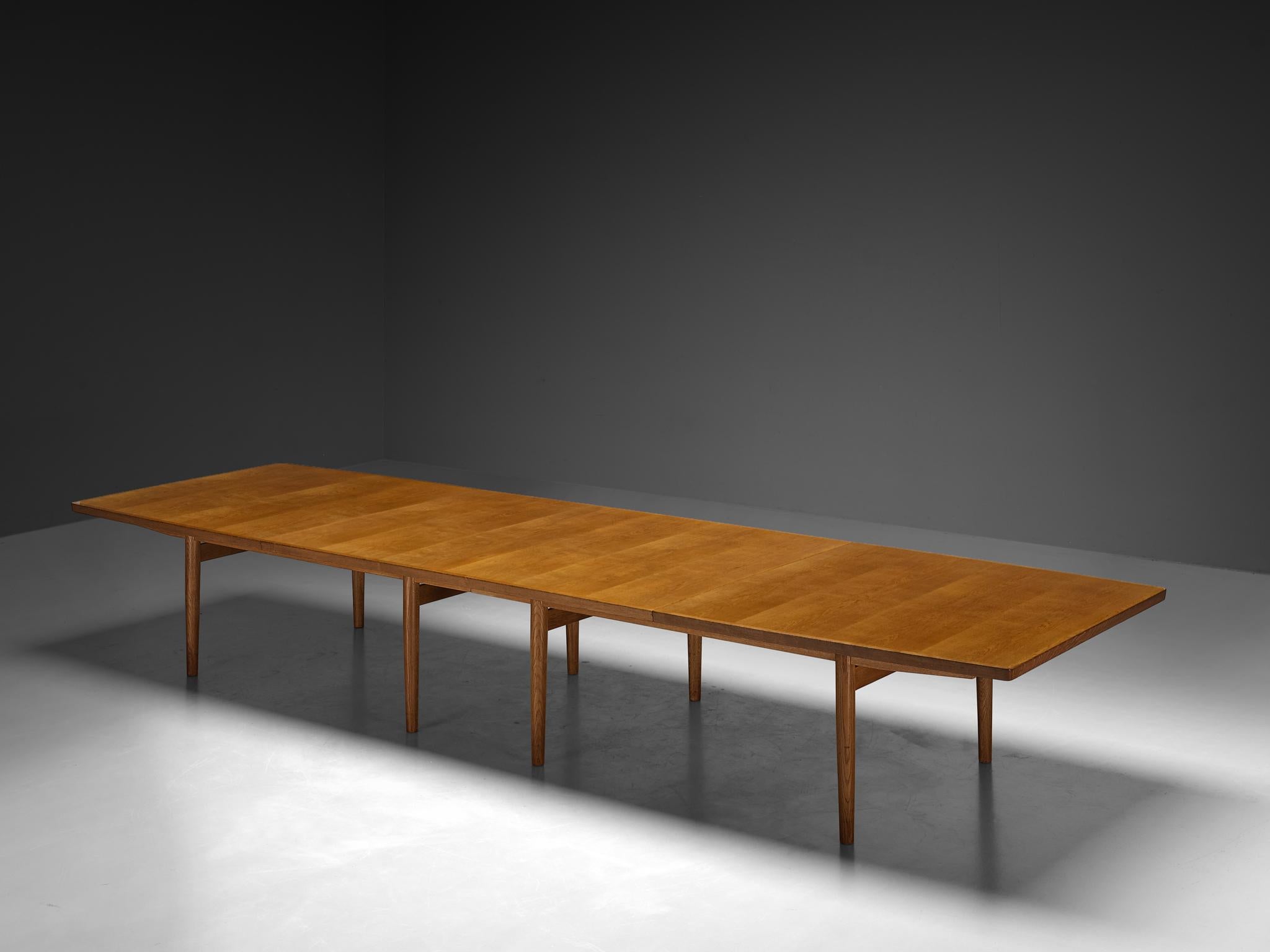 Danish Arne Vodder Conference or Dining Table in Oak 16 ft  For Sale