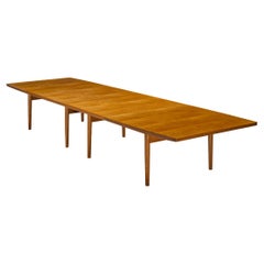 Used Arne Vodder Conference or Dining Table in Oak 16 ft 