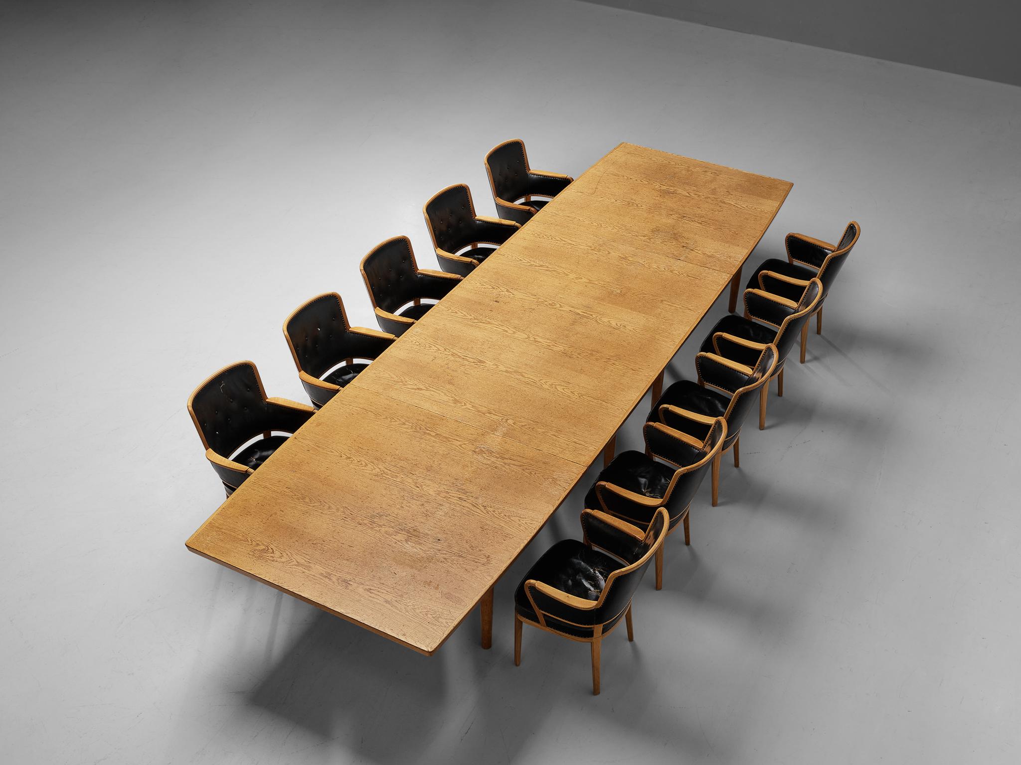 Arne Vodder Conference Table in Oak 4