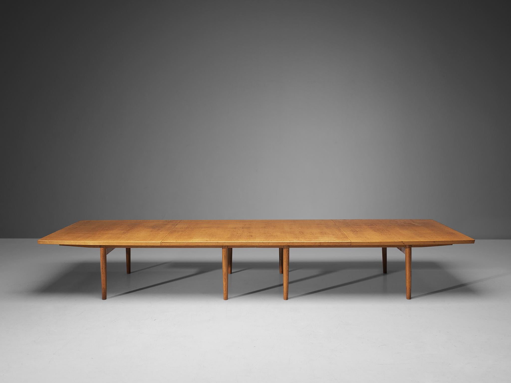 Arne Vodder Conference Table in Oak In Good Condition In Waalwijk, NL