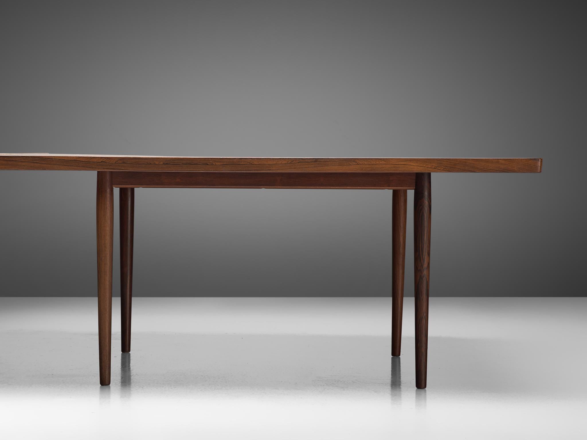 Danish Arne Vodder Conference Table in Rosewood