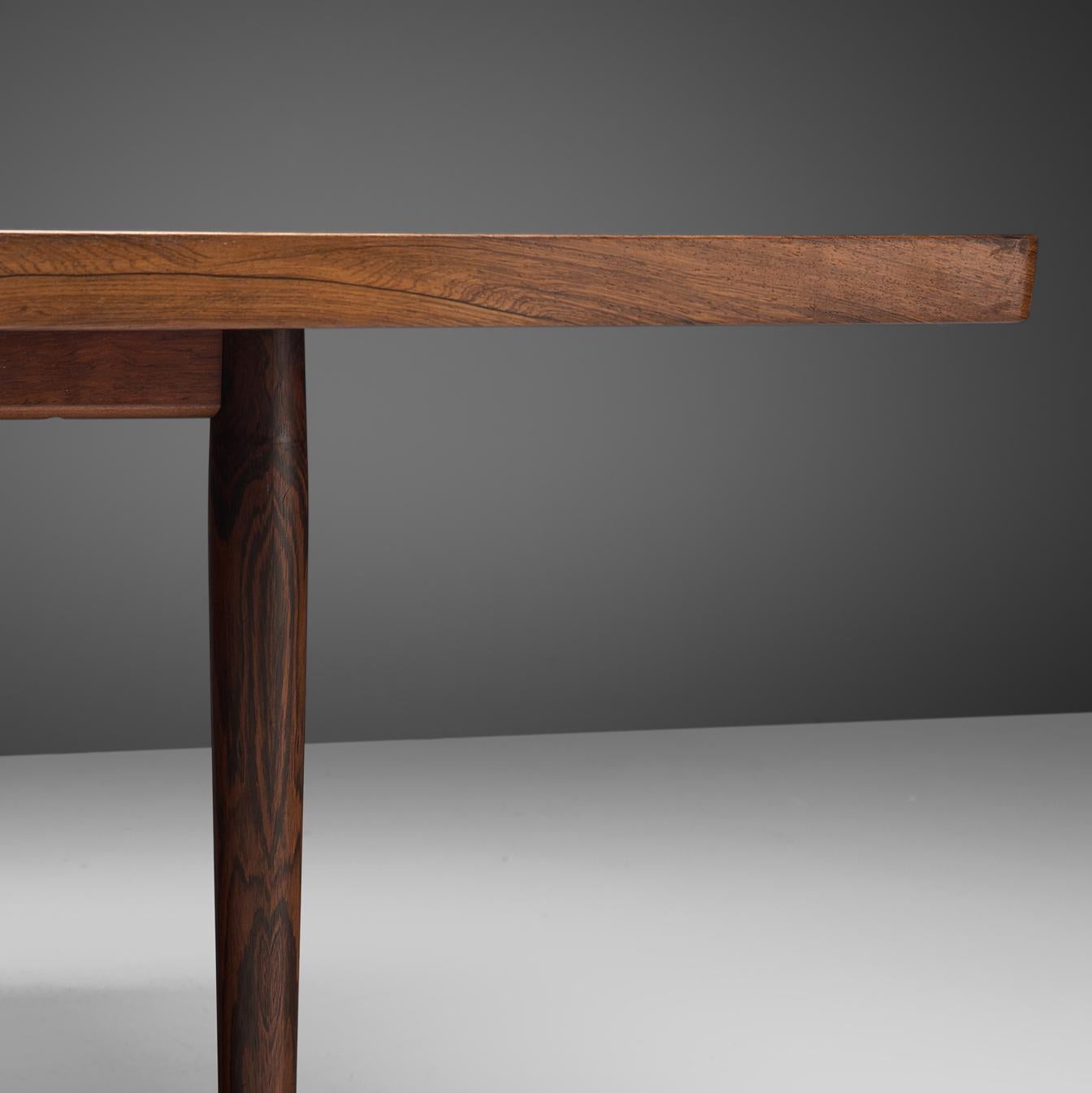 Scandinavian Modern Arne Vodder Conference Table in Rosewood