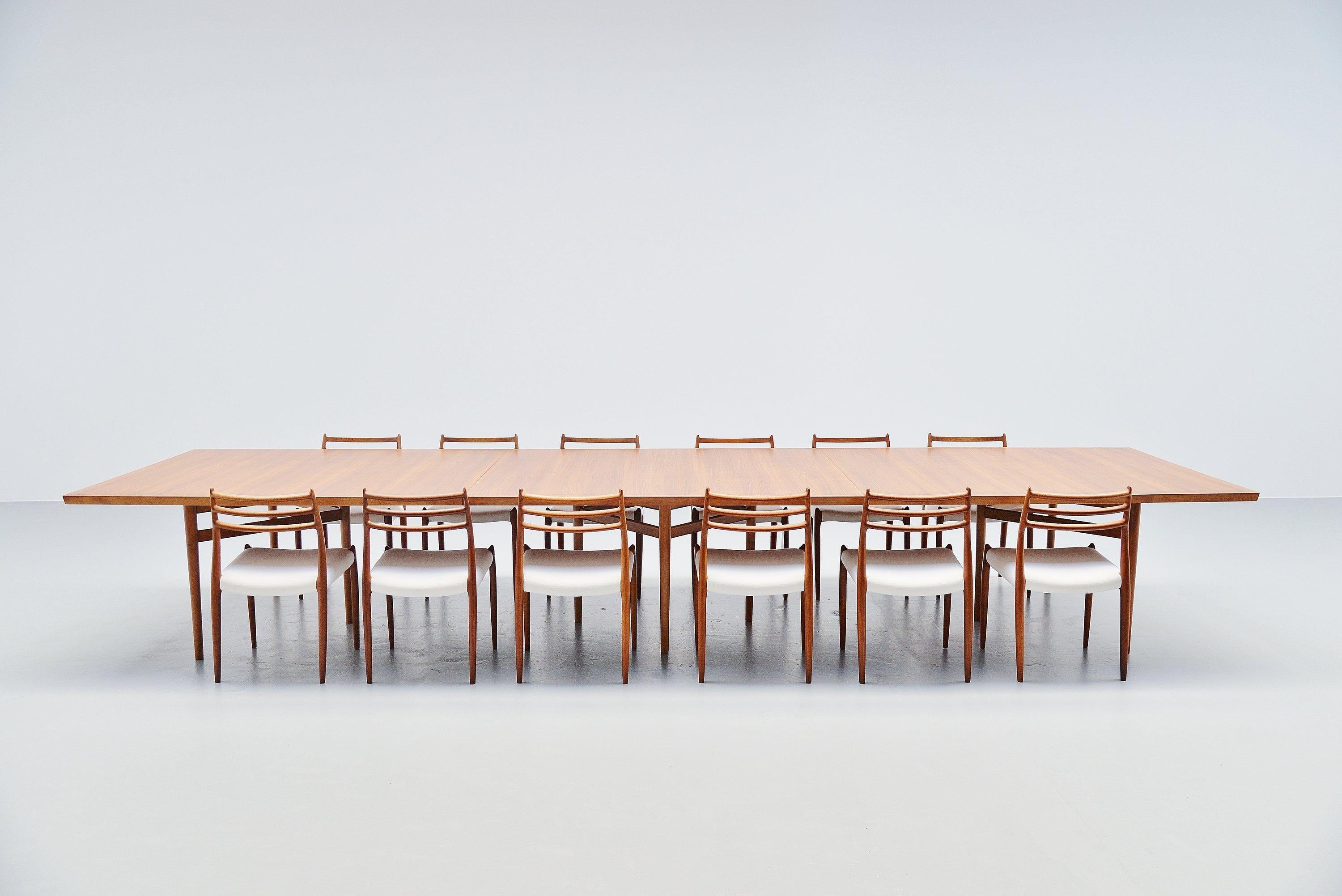 Arne Vodder Conference Table Sibast Mobler, Denmark, 1960 3