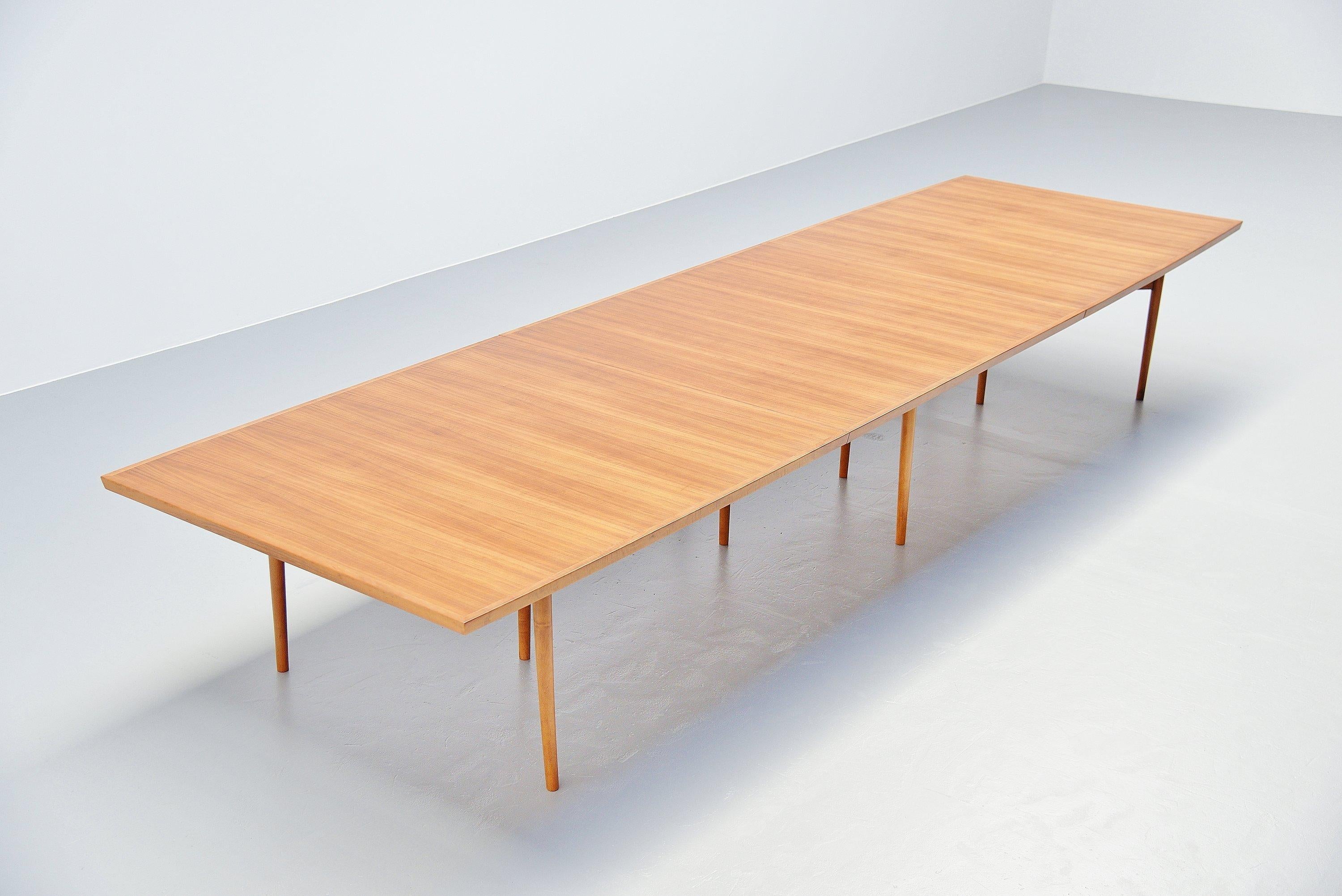 Scandinavian Modern Arne Vodder Conference Table Sibast Mobler, Denmark, 1960