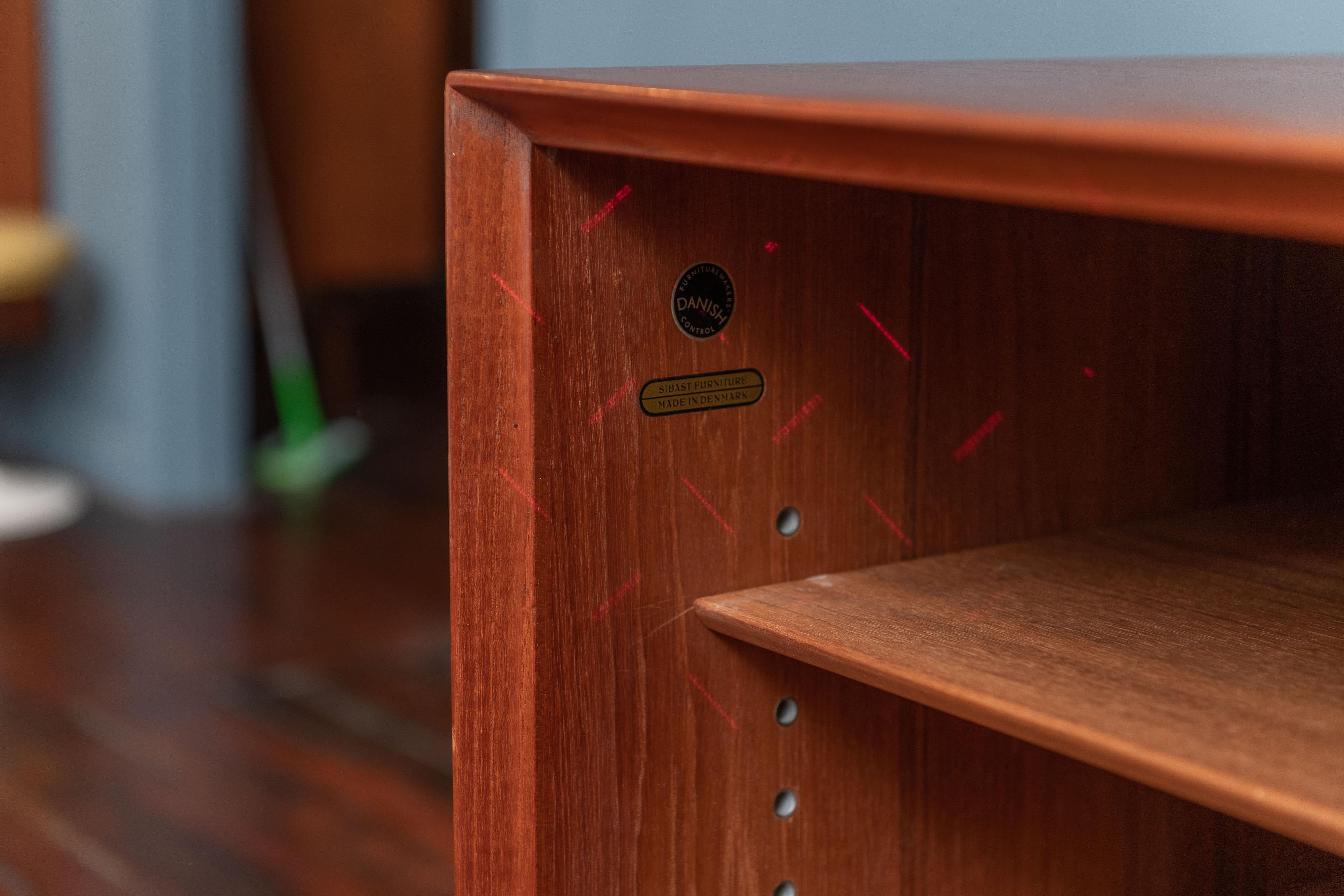 Glass Arne Vodder Credenza Model 29 for Sibast