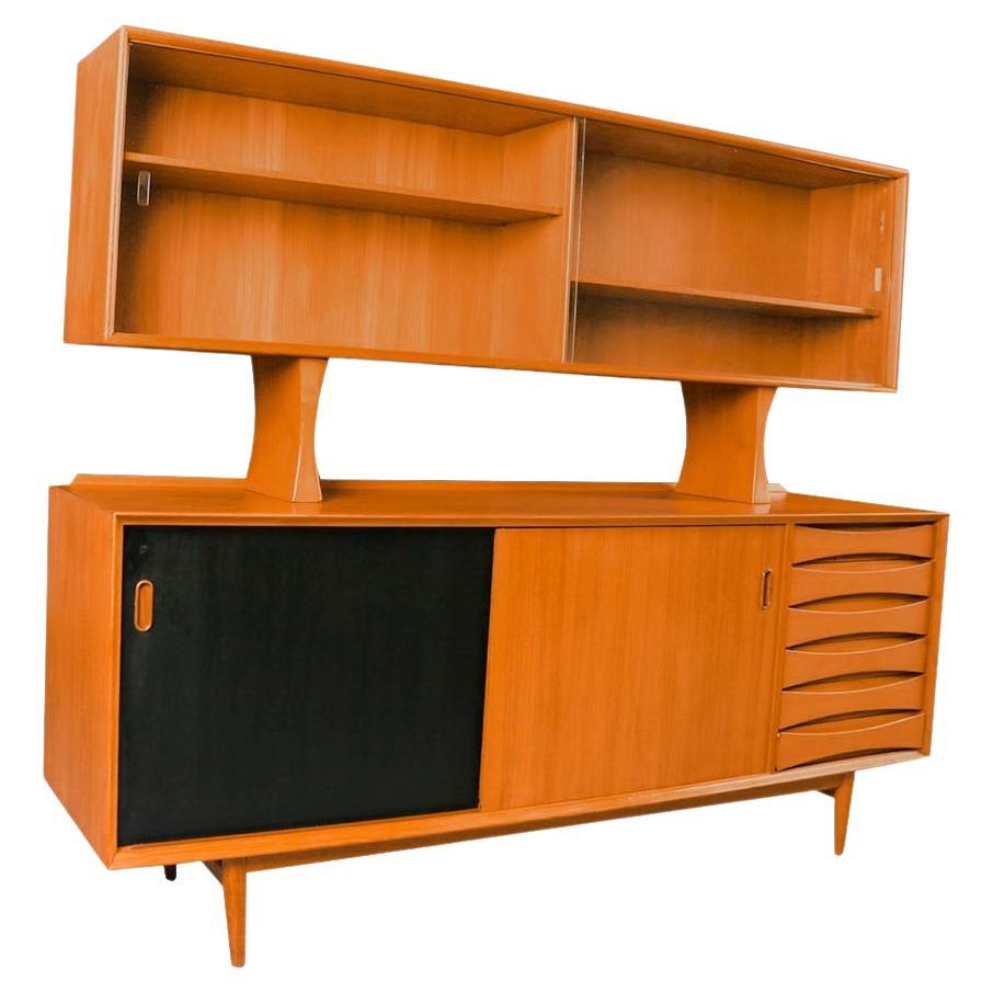 Arne Vodder Credenza Reversible Door Sideboard Hutch Für Sibast Mobler im Angebot