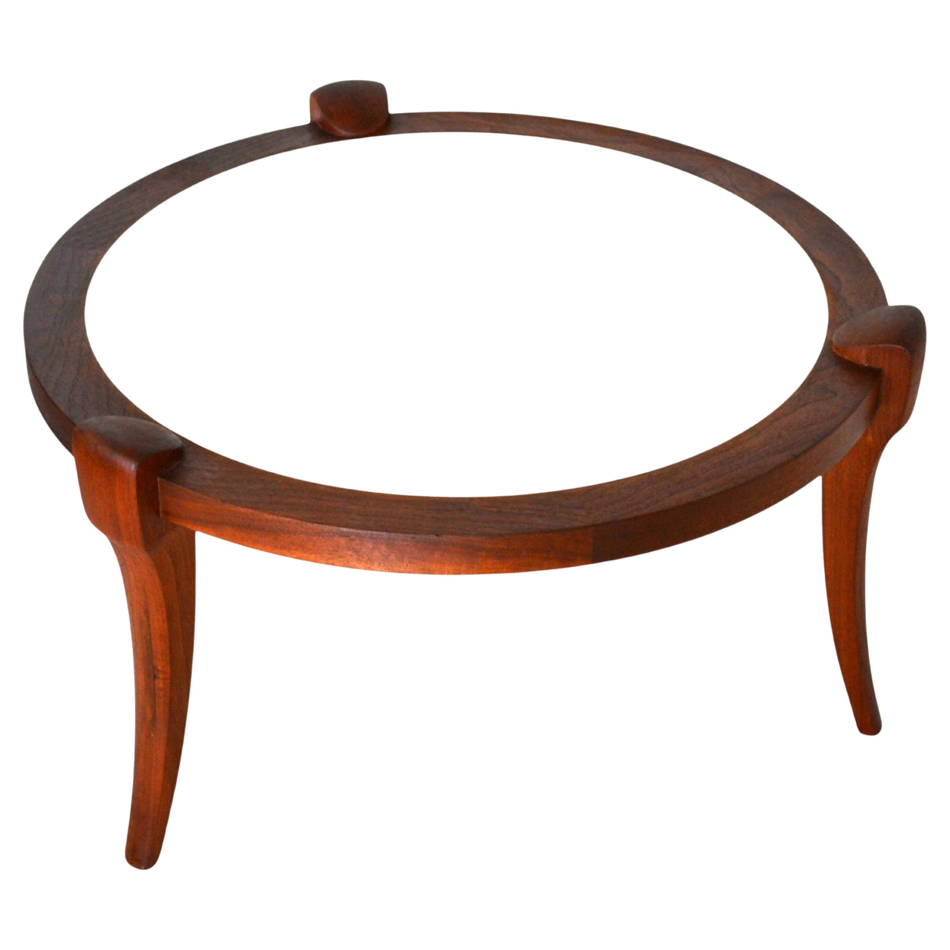 Arne Vodder, Danish 1960s Teak Cocktail Table with White Inset Top For Sale