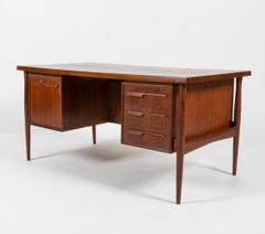 Arne Vodder Danish Midcentury Teak Executive Desk