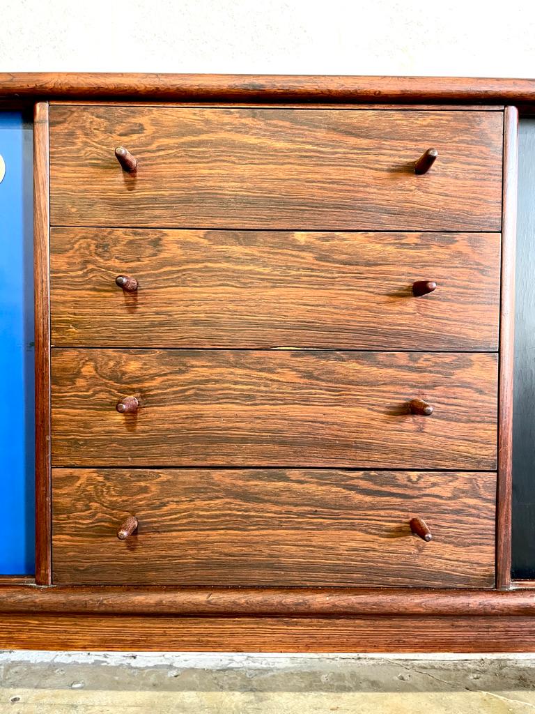 XX secolo Console o credenza moderna danese in palissandro di Arne Vodder in vendita