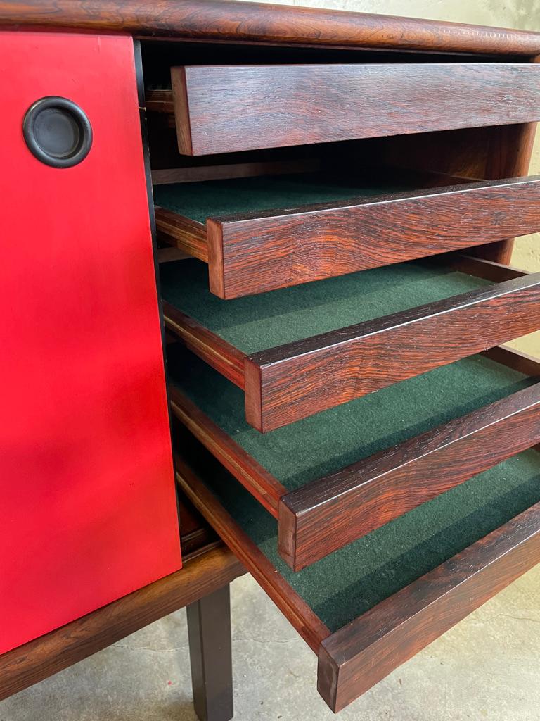 Console o credenza moderna danese in palissandro di Arne Vodder in vendita 1
