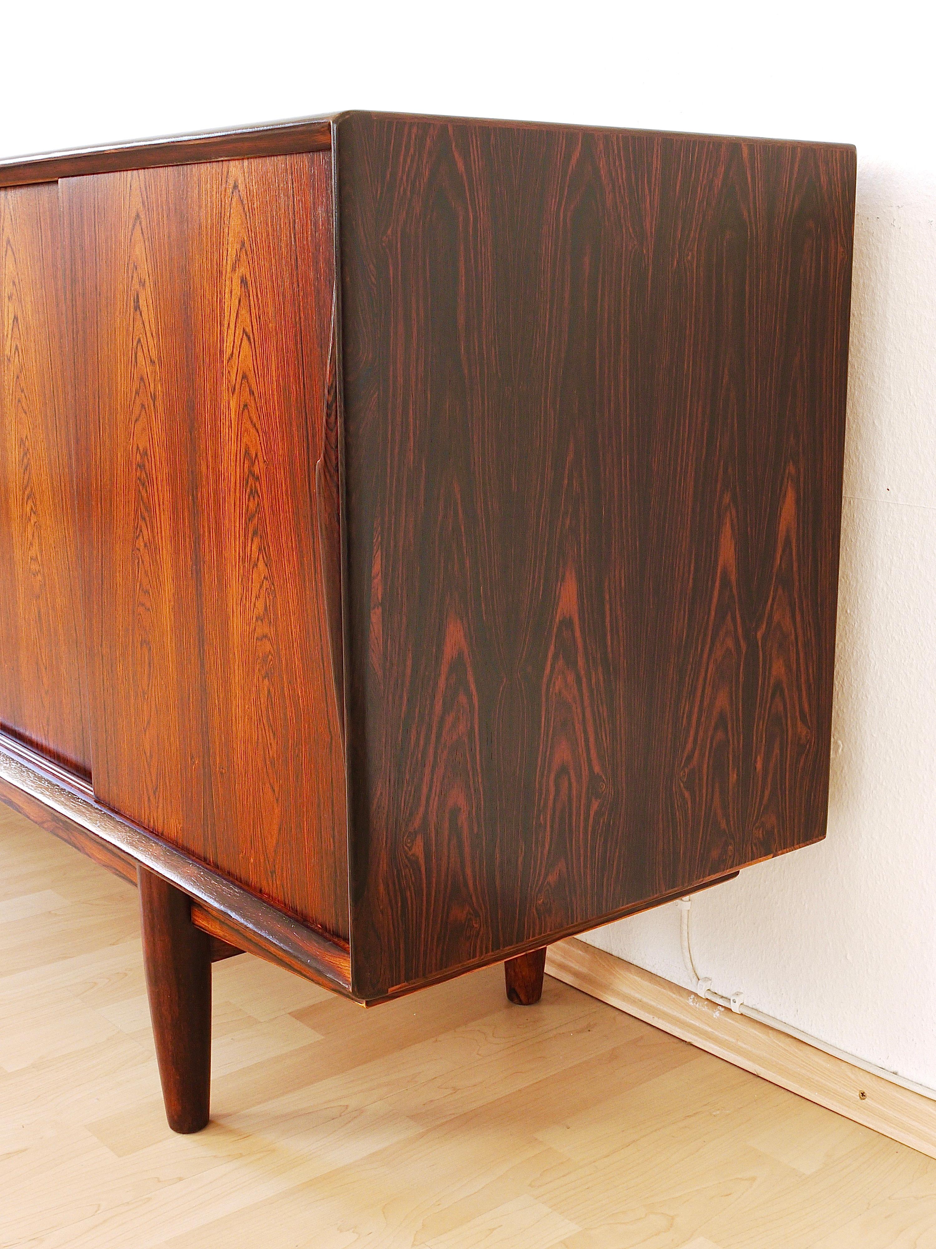 Arne Vodder Danish Modern Rosewood Sideboard or Credenza by Skovby Møbelfabrik 13