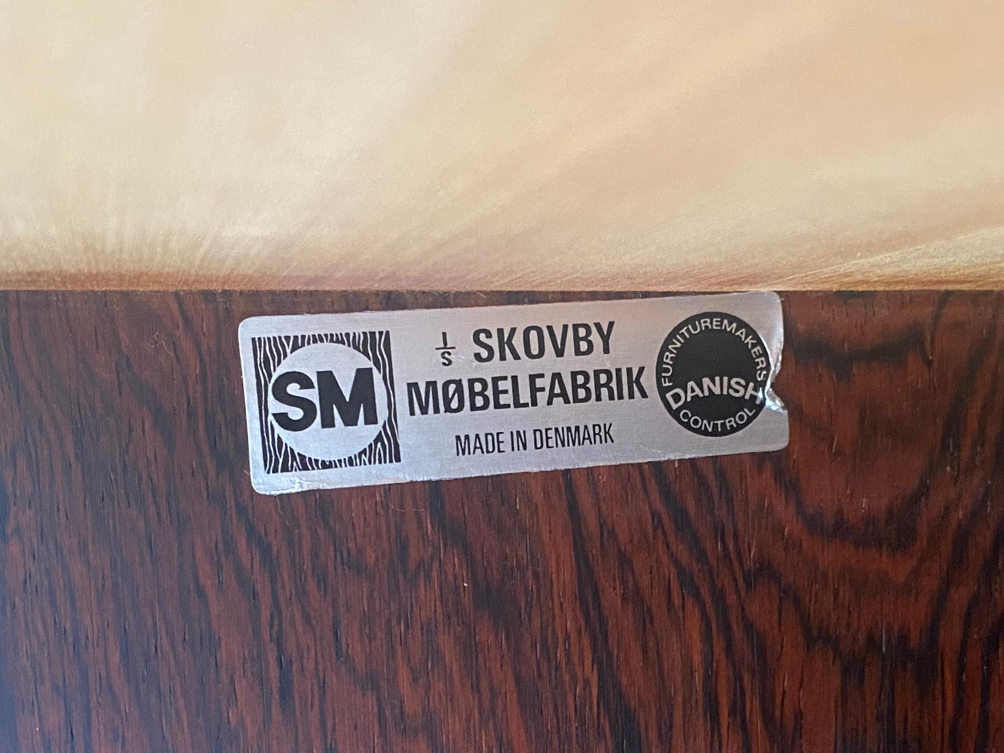 20th Century Arne Vodder Danish Modern Rosewood Sideboard or Credenza by Skovby Møbelfabrik