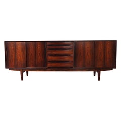 Arne Vodder Danish Modern Rosewood Sideboard or Credenza by Skovby Møbelfabrik