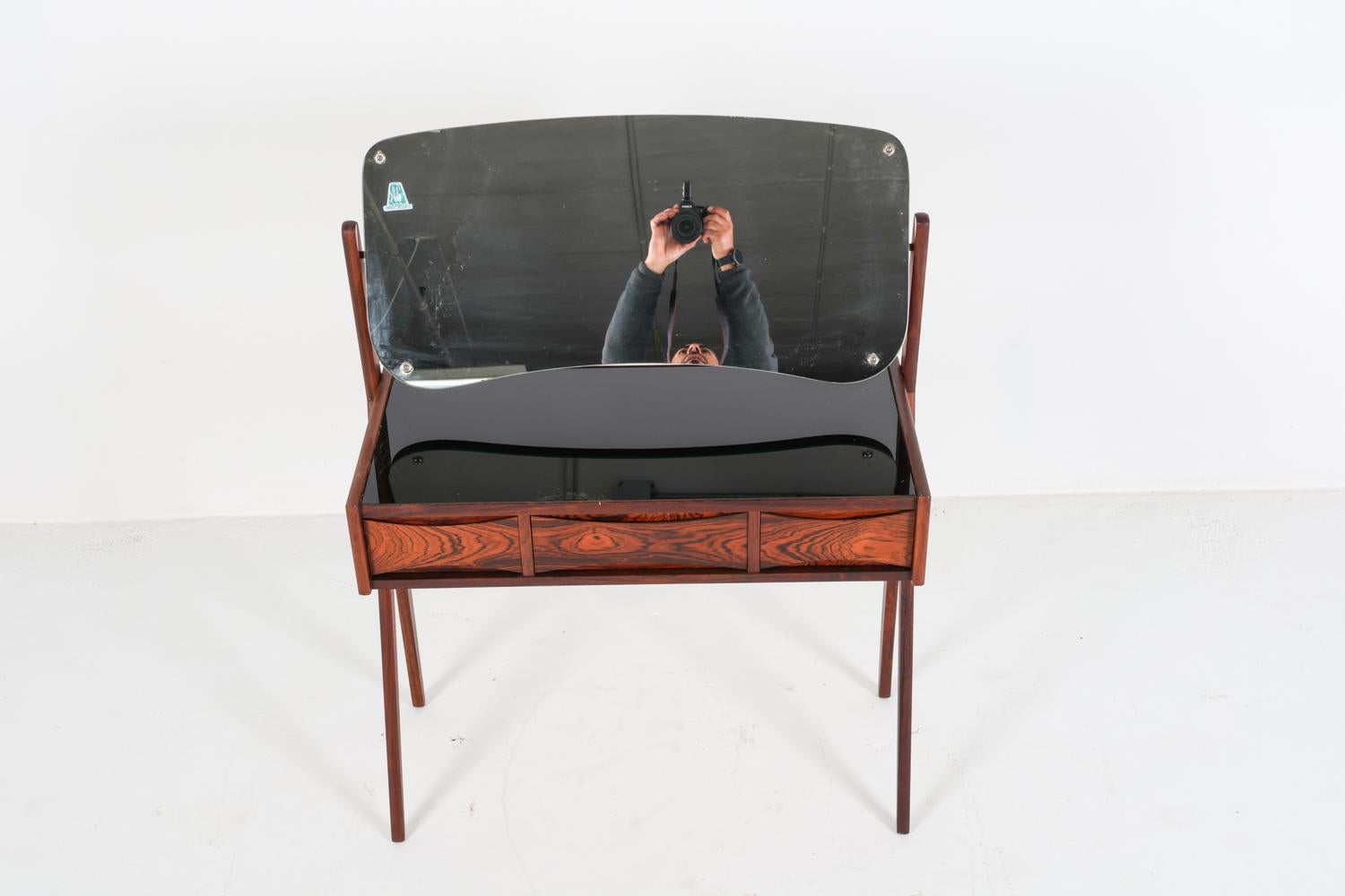 Mid-Century Modern Arne Vodder Danish Rosewood Vanity Chest, Circa 1960's