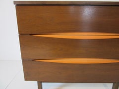 Arne Vodder Danish Styled Walnut Chest / Dresser