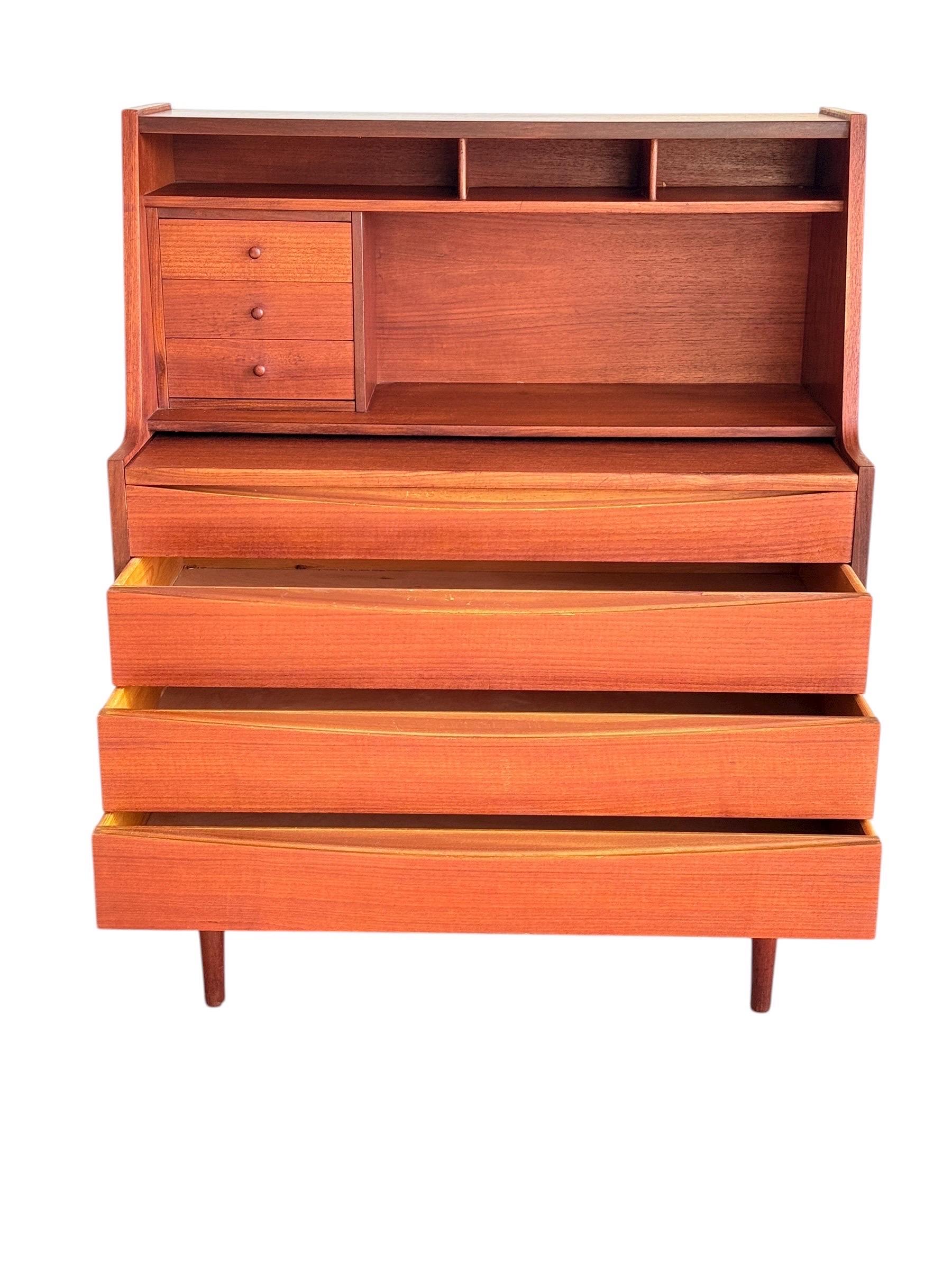 Scrivania Vanity in teak danese di Arne Vodder in vendita 2