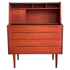 Arne Vodder Danish Teak Vanity Secretary Desk