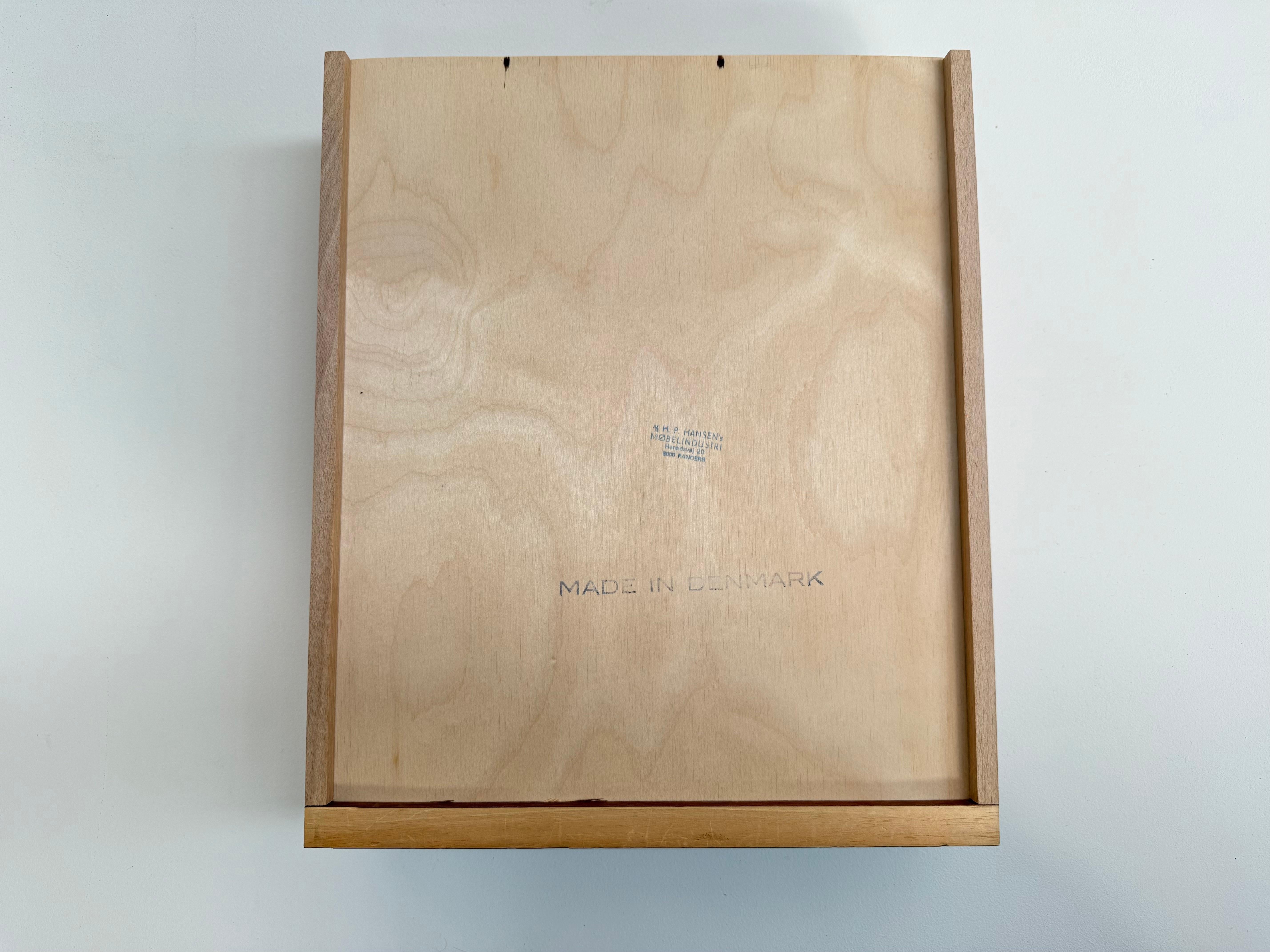 Escritorio Arne Vodder de palisandro para H.P. Hansen, Dinamarca, años 60 en venta 2