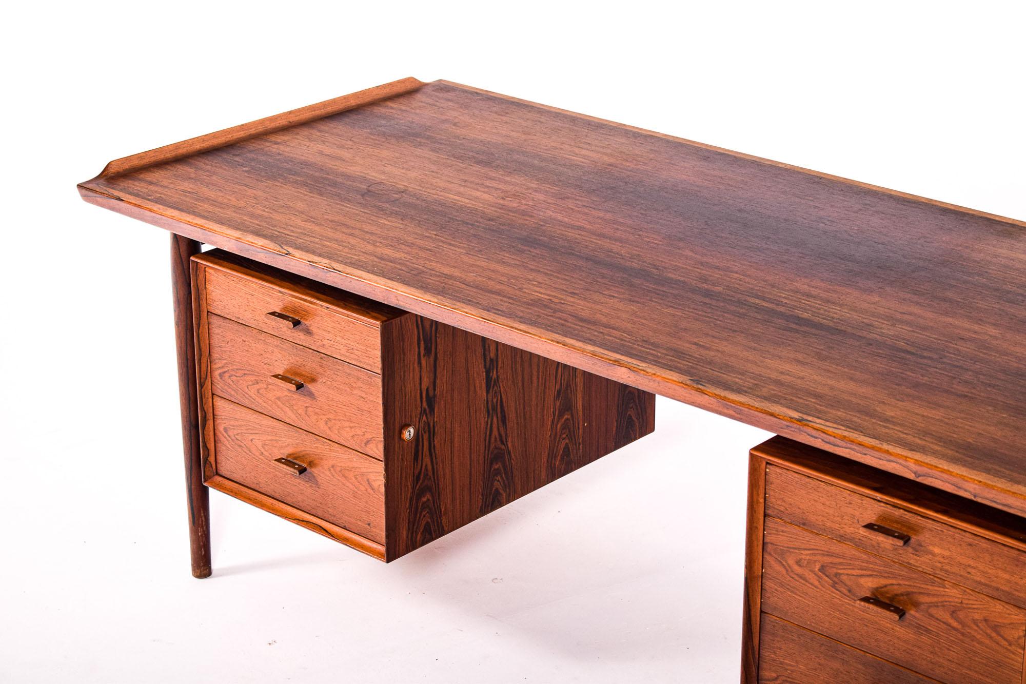 Bureau Arne Vodder en palissandre pour Sibast Mobler Danemark années 1960 en vente 1