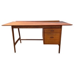 Arne Vodder Desk in Teak Wood by Vamo Sønderborg in Denmark