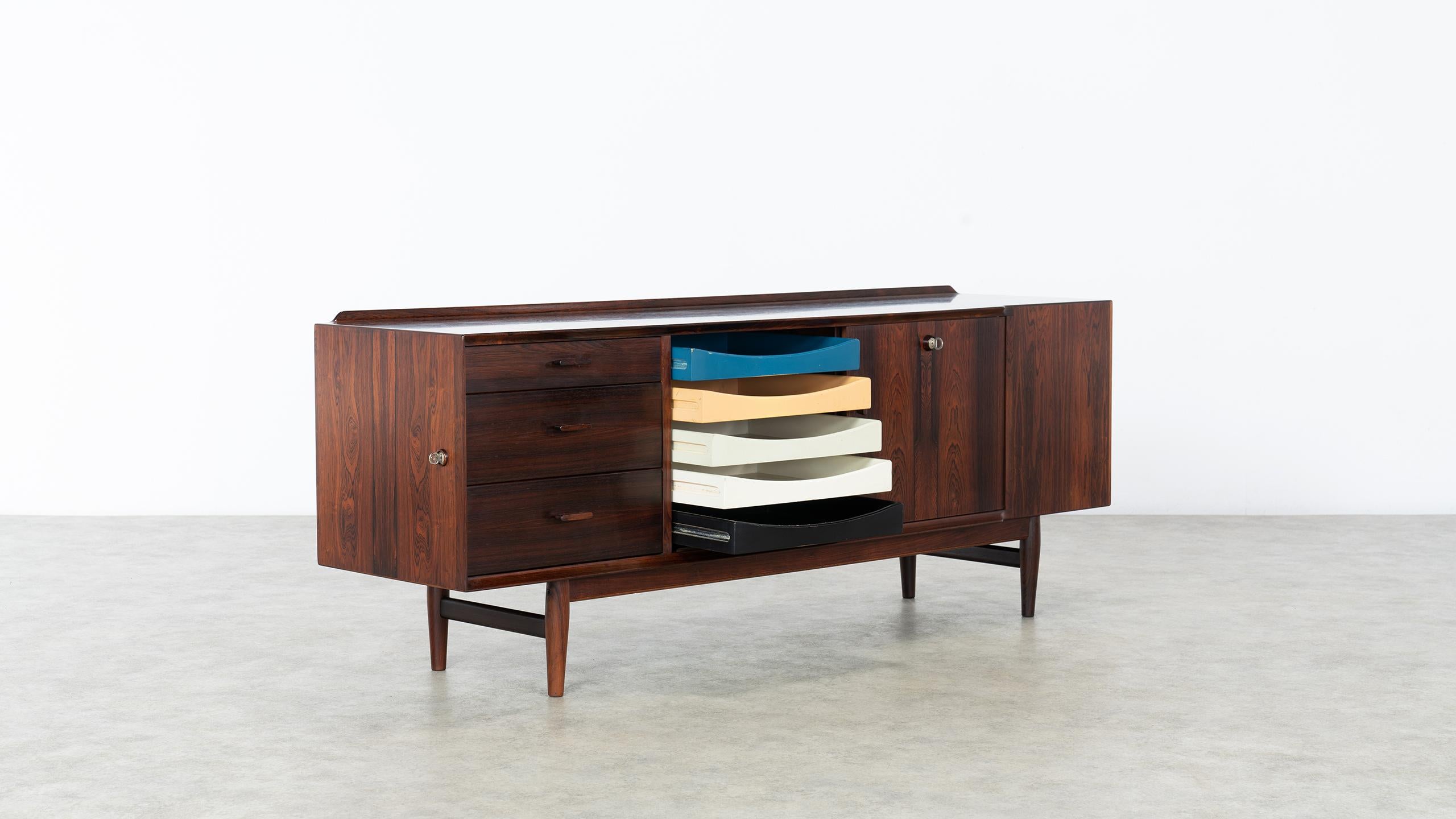 Bureau Arne Vodder & Buffet:: modèle 209 en 1955 par Sibast Møbelfrabrik:: Danemark 9