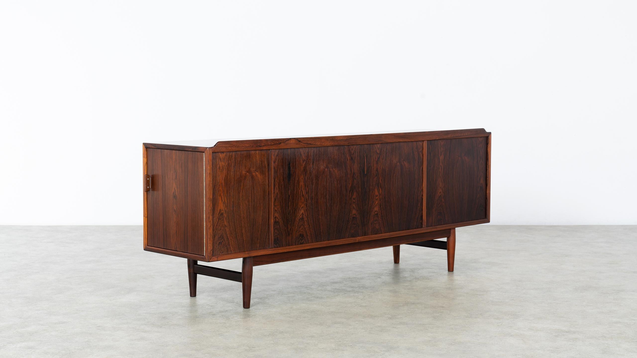 Arne Vodder Desk & Sideboard Rio Rosewood, 1955 by Sibast Møbelfrabrik, Denmark 8