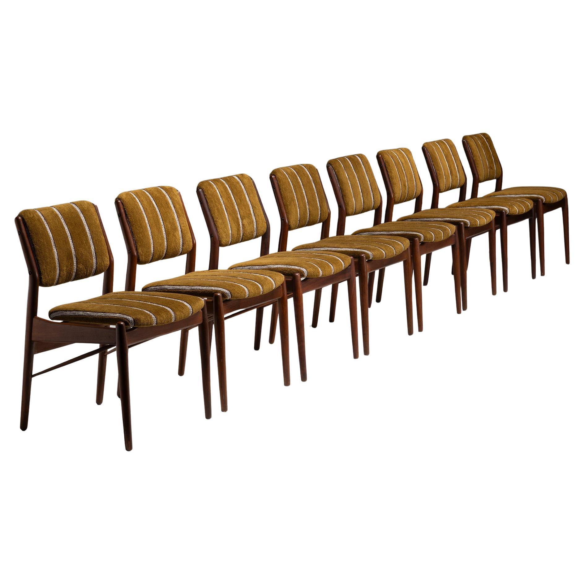 Arne Vodder Dining Chairs, Denmark circa 1950