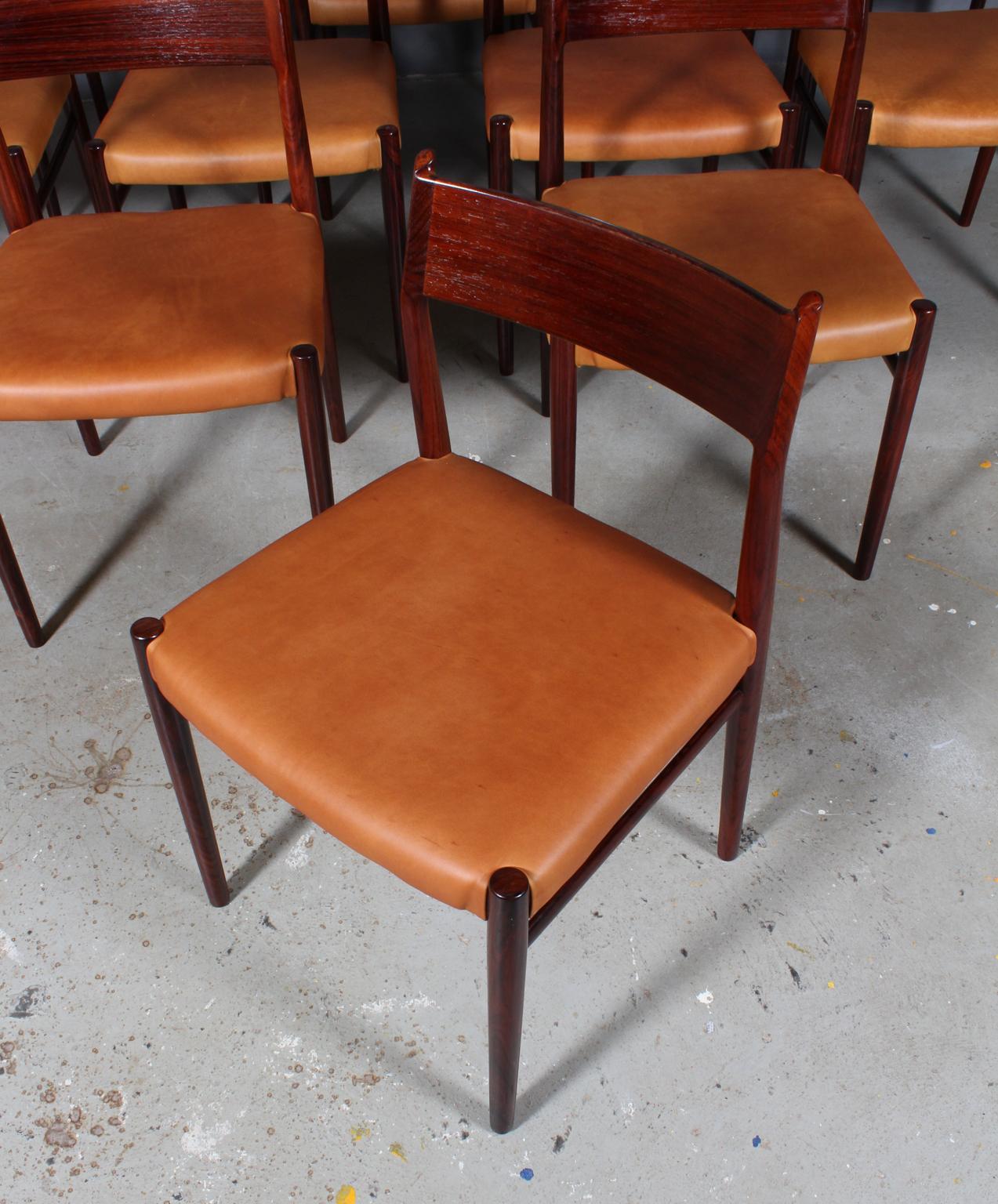 Arne Vodder, Dining Chairs In Good Condition In Esbjerg, DK