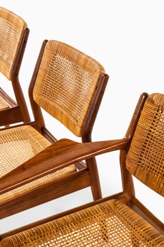 Arne Vodder Dining Chairs Model 51 Produced by Sibast Møbelfabrik in Denmark