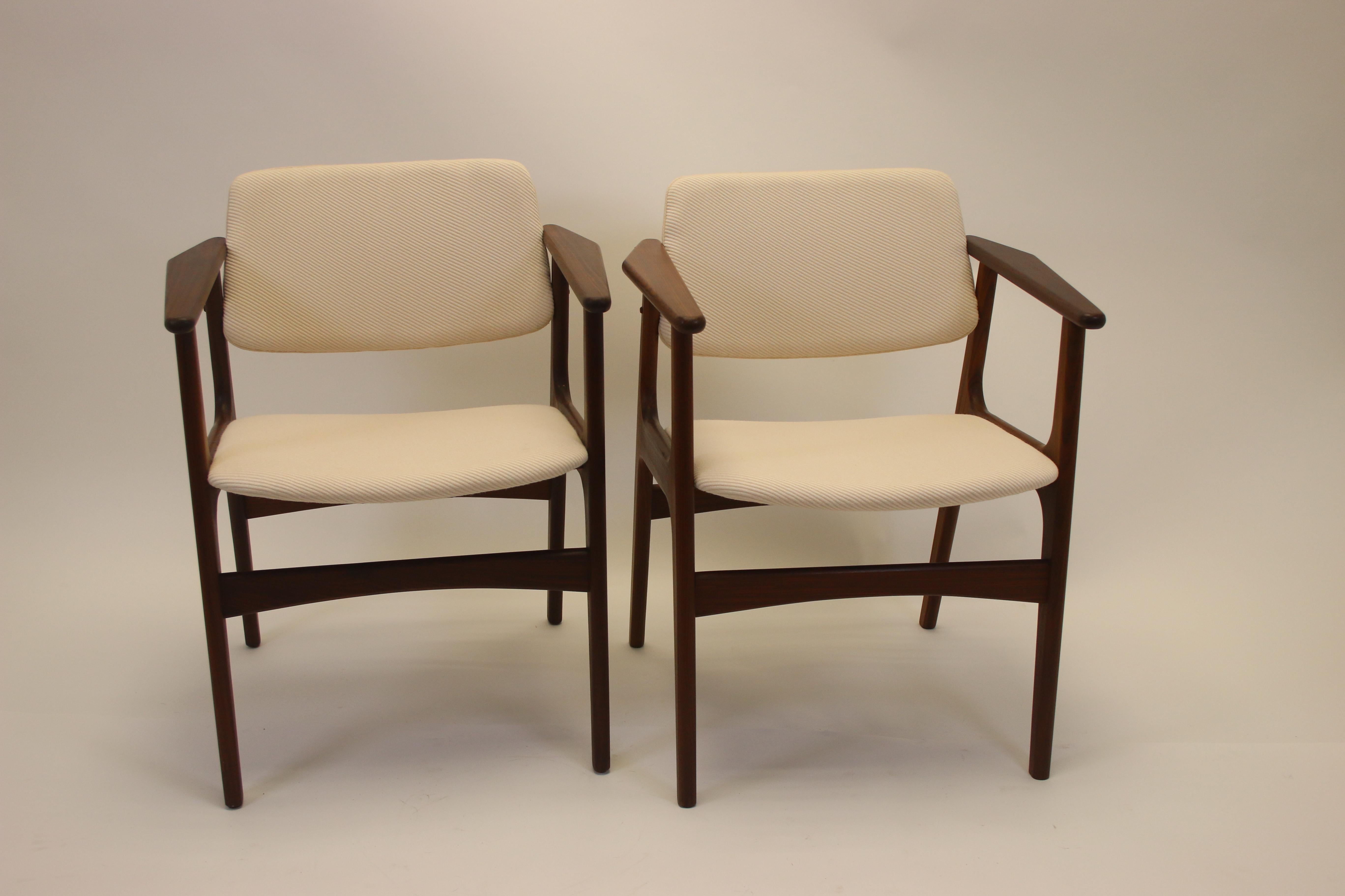 Arne Vodder Dining Room Chairs Set of 4 Denmark 60s 11