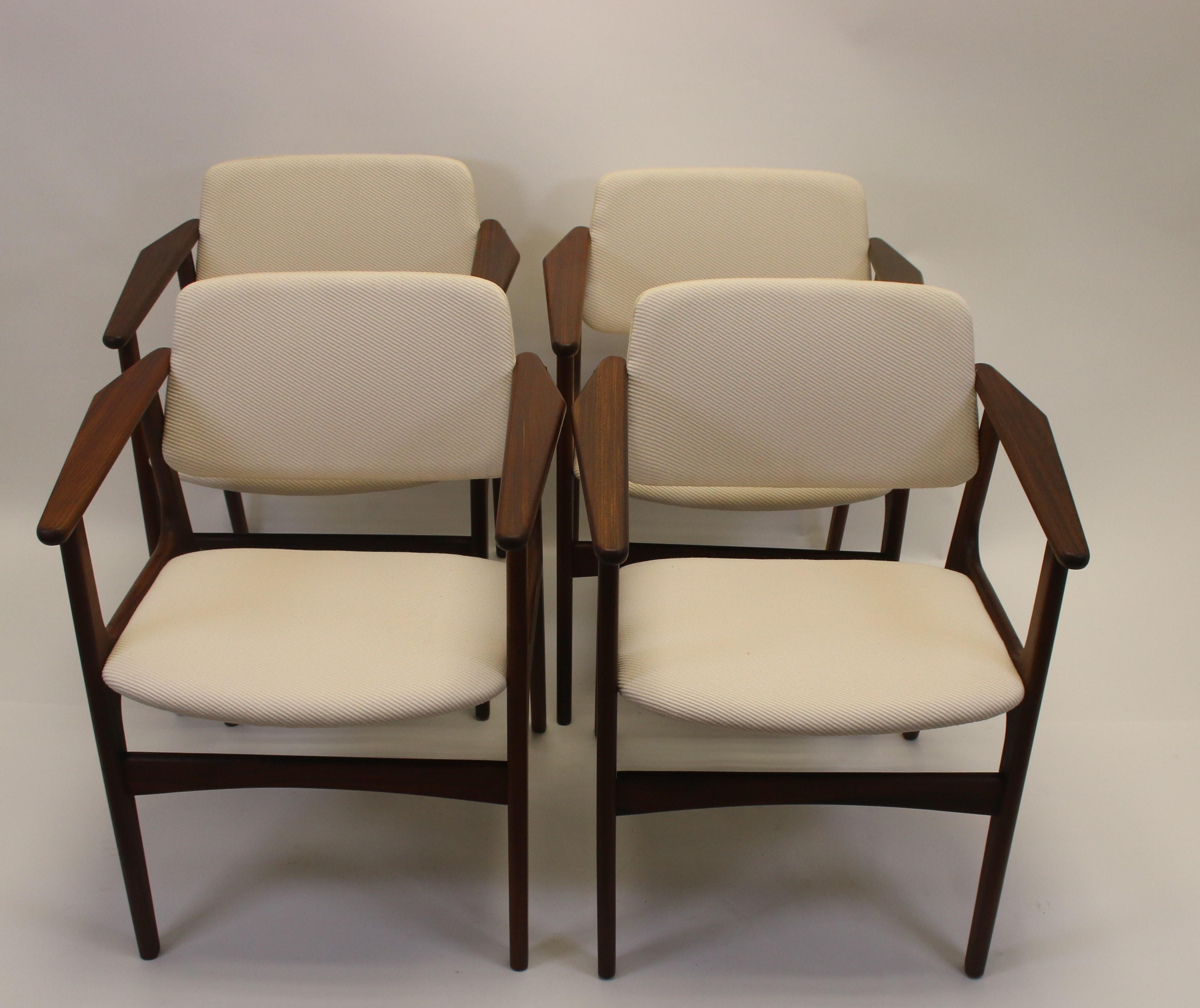 Arne Vodder Dining Room Chairs Set of 4 Denmark 60s 1